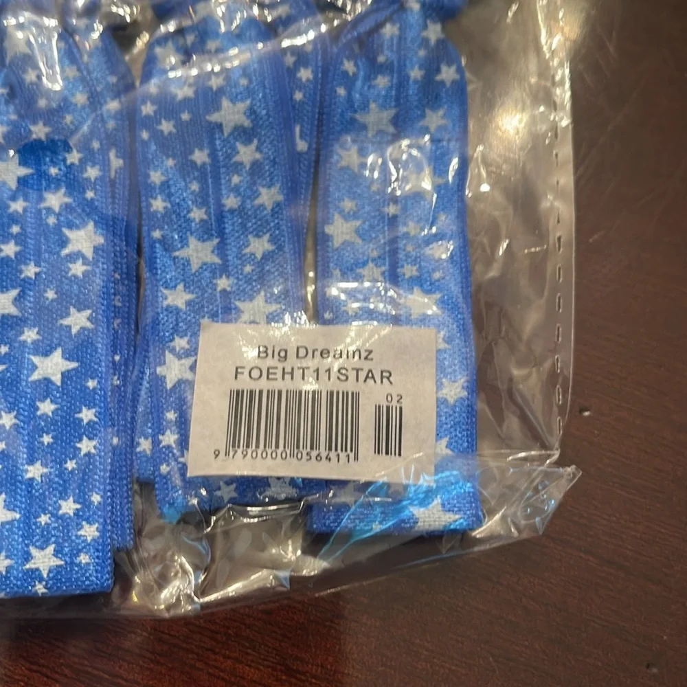 Blue Star Hair Ties 2 dozen elastic nwt